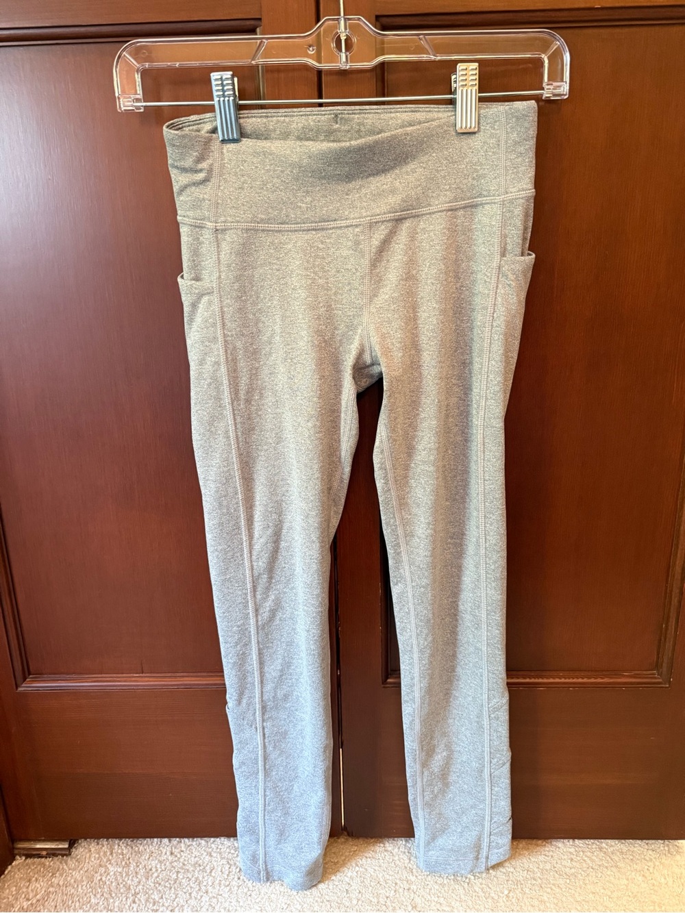 Athleta Gray Girl Active Leggings with High Waistband